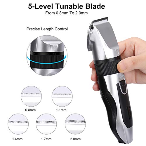 labato Hair Clippers for Men Cordless Home Hair Cutting Kit Rechargeable Detail Trimmer for Beard Mustache Body Self Haircut
