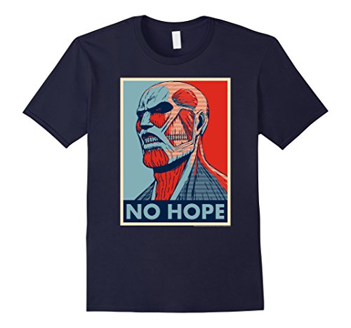 Men s attack on titan colossus titan no hope poster lar…