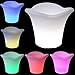 Color Changing Party Wine Ice Bucket, Remote Controlled Rechargeable Large 16 Colors LED Waterproof Indoor/Outdoor Party Ice Bucket by Vina