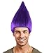 Colorful Pointy Troll Cosplay Costume Wig Collection, Multiple Color Options, Unisex, Adult & Kids Sizes