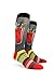 Foot Traffic Men's Novelty Socks, Funny Beverage-Themed Socks for Men, Sizes 7–12, Bloody Mary