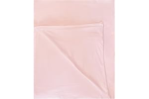 Venice Home 100% Cotton Flat Top Sheet Only - T-Shirt Fabric Jersey Knit - Extra Soft - Wrinkle Free - Machine Washable - Easy Fit - Breathable - Comfy (Pink, King/Cal. King)