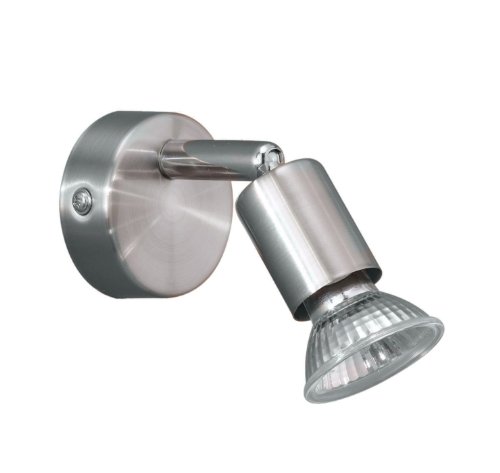 Eglo 83046A Buzz Track Light, Matte Nickel/Chrome
