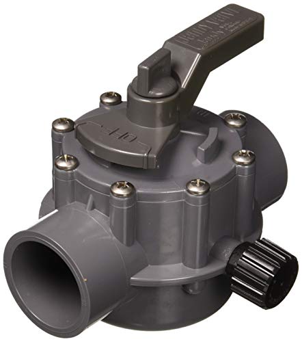 Jandy 1154 3-Port 1-1/2 by 2-Inch Positive Seal Valve, Gray