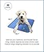 The Green Pet Shop Dog Cooling Mat - Pressure-Activated Gel Cooling Mat For Dogs, Medium Size - This Pet Cooling Mat Keeps Dogs and Cats Comfortable All Summer - Ideal for Home and Travel