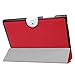 Xindayi Ultra Slim Lightweight Smart-Shell Stand Cover Compatible Acer Iconia One 10 B3-A40 10.1inch Tablet (red)