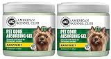 Pet Odor Absorber Gel - Air Freshener - Specially Formulated for the Toughest Pet Odors - American Kennel Club Certified - Made with Natural Essential Oils - 2 Pack (15 OZ) (Rainforest)