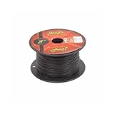 50 Foot Section of Stinger 18 Gauge Black Primary Remote Wire