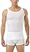 Underworks Mens Microfiber Compression Tank, XLarge, White