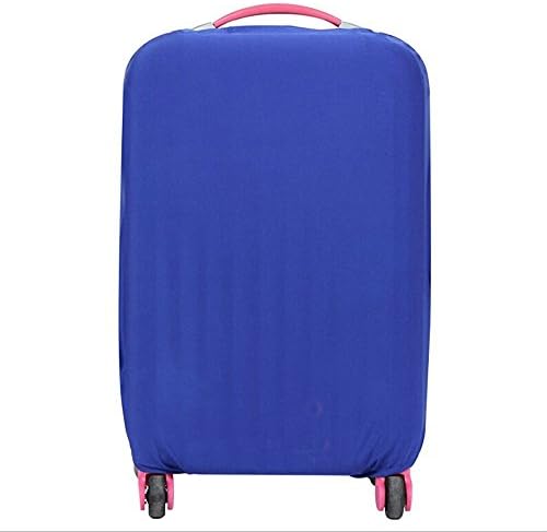 Fanyuan Spandex Travel Luggage Cover Fits (L (26-30 Inch Luggage), Blue)