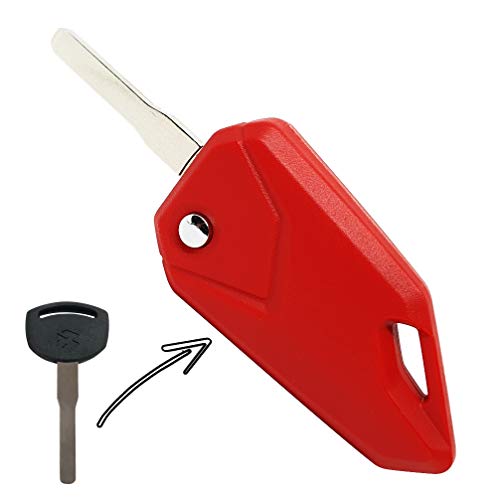 Keycare® Bike flip Key for KTM, Bajaj Pulsar 220 Bikes (Red)
