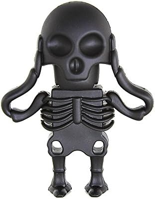WooTeck 32GB USB Flash Drive Black Skull Skeleton Cartoon Memory Stick Pendrive