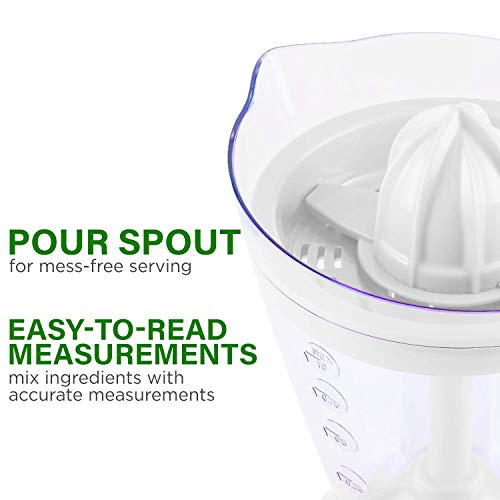 Ovente Electric Citrus Juicer Extractor 34 Ounce Pitcher with Manual