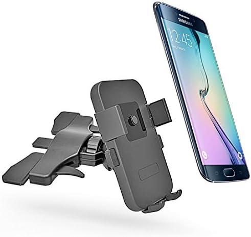 Joysoul One Press Released Mini CD Slot Car Mount Holder Cradle for iPhone 7 7 Plus/ 6s Plus/6s/6, Samsung Galaxy S8 Edge S7 S6 Note 5, Nexus 6, &amp; Smartphones