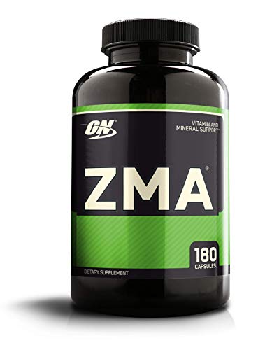 OPTIMUM NUTRITION ZMA Muscle Recovery and Endurance Supplement for Men and Women, Zinc and Magnesium Supplement, 180 Count (Best Supplements For Size)