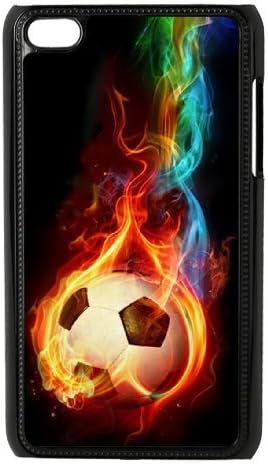 DIY Phone Case for Ipod Touch 4, Fire Soccer Ball Cover Case - HL-R661724
