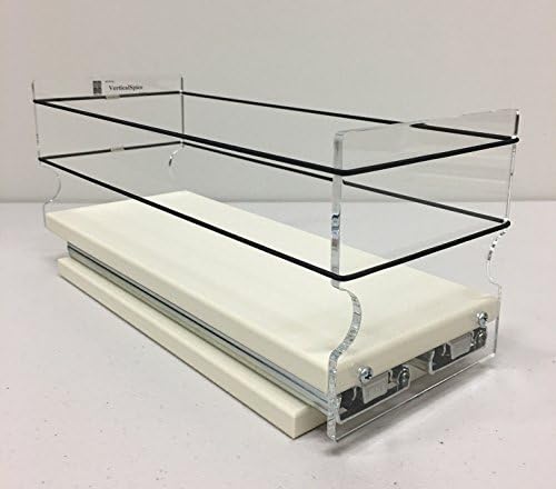 Vertical Spice - 4x1x10 DC - Storage Organizer for Cabinets with Heavy Duty Drawer - Shallow Cabinets