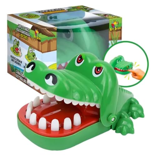 Jogo Dentista Crocodilo Morde Dedo Brinquedo Infantil Interativo para Crianças 3+ Anos