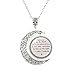 Moon Pendant Inspirational Pendants Necklace Albus Dumbledore Quote Jewelry Gift for Friends