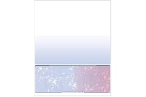 Compuchecks 2500 Blank Checks on Bottom Stock Paper - Compatible with QuickBooks & VersaCheck (Blue/Red Prismatic) - Print Easy, Secure Computer Laser Checks for Business, Payroll or Personal Use