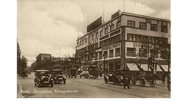 Europahaus Koniggratzerstrasse Berlin Germany Original Vintage