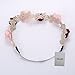 SEWEI Bride to Be Sash Flower Headband Bachelorette Bride Tribe Bridal Shower Wedding Party favor Supplies (Pink)