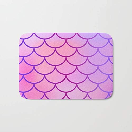 Amazon Com Pink Mermaid Bath Mat Purple Mermaid Shower Mat Purple Shower Mat Pink Bathroom Mat Mermaid Bathroom Ideas Mermaid Bath Decor Mermaid Kitchen Dining