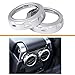 TULIN Car Rear Air Vent Trim Stickers for Land Rover Discovery 4 LR4 2009-2016 (Chrome Silver,2pc) for Discovery 3 for Range Rover Sport 2005-2013