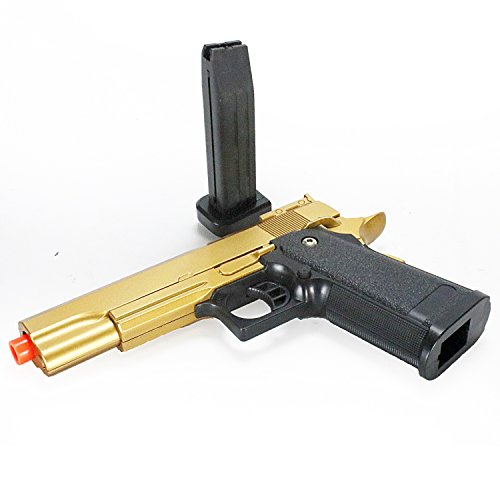 bbtac airsoft pistol btg1911 golden 1911 airsoft spring powered pistol