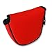 Big Teeth Golf Mallet Putter Cover Headcover Club Protector Magnetic Closure Don't FIT Iron Material Putter for Scotty Cameron Taylormade Odyssey 2 Ball Club (Red)