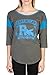 Harry Potter Ravenclaw Raglan Athletic Tee Shirt (Small) Charcoal Heather