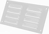 Repa Market 10 x 4 White Steel Air Vent Cover with Insect Screen view 7