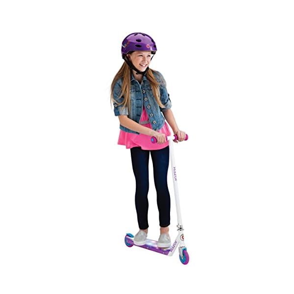 Razor Party Pop Kick Scooter MultiColor LED LightUp Deck