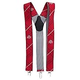 Eagles Wings EAG-8022 Ohio State Buckeyes NCAA Oxford Mens Suspenders
