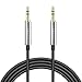 Anker 3.5mm Premium Auxiliary Audio Cable (8ft / 2.4m) AUX Cable for Headphones, iPods, iPhones, iPads, Home/Car Stereos and More (Black)