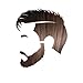 Manly Guy Chocolate Dark Brown Henna Hair Dye, Beard, & Mustache Color: 100% Natural & Chemical Free