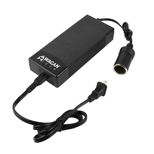 Wagan EL9904-10 Amp 110V-240V AC to DC Power Adapter 100-240V 10A to 12V Car Cigarette Lighter Socket AC/DC Power Converter