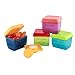 Fit & Fresh Kids' Dip N' Dunk Snack Container, 1-Cup Reusable Portion Control Food Container with Removable Ice Pack, BPA-Free, Freezer/Microwave/Dishwasher Safe
