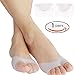 1 Pair Ball Of Foot Cushions Metatarsal Pads Pain Relief. Silicone Gel Feet Support Pad For Morton's Neuroma, Plantar Fasciitis & Metatarsalgia Instant Pain Relief. High heels, Ballet Shoes (Half Toe)