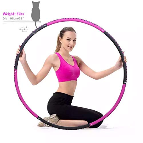 SMALAZAR HH31 Professional Lightweight Metal Foamed Hula Hoop Perfect for Dancing Fitness Exercise - Workouts for Adults and Kids - Simply The Funnest Way to Lose Weight (Dia:38