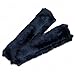 ZONETECH Car Soft Faux Sheepskin Seat Belt Comfortable Shoulder Pad - 2-Pack Premium Quality Classic Black Comfort Auto Strap Padding for Adults and Kids