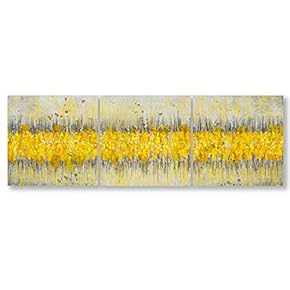 Wall26-3 Panel Canvas Wall Art- Colorful Abstract Art -Giclee Painting Wall Bedroom Living Room Home Decoration - 12"x12"x3 Panels