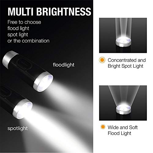 2 LuminoLite+Rechargeable+Brightness+Hand+Free+Bookworms