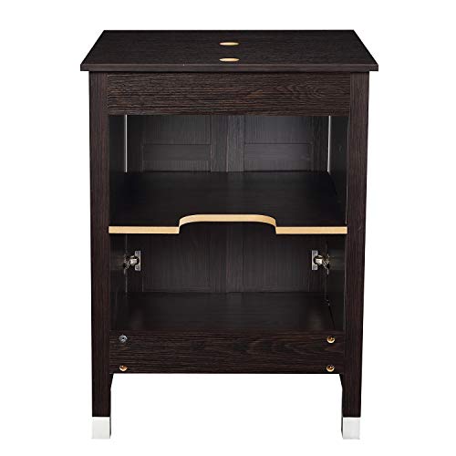 Modern Bathroom Vanity And Sink Combo Stand Cabinet with Vanity Mirror,Single MDF Cabinet
