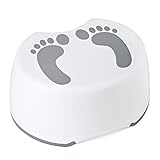 ACKO Step Stool For Children Anti-Slip Bathroom and Kitchen Foot Stool Mommy Helper Perfect For Baby Kids Potty Training, Hand Washing, Teeth Brushing