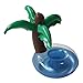 Vayne 8 PCS Inflatable Drink Holder Coasters Water Toys,Flamingo,Palm Tree,Doughnut,Watermelon,Pineapple