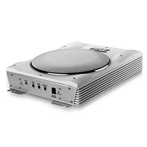 Pyle Marine Amplifier Receiver Subwoofer 8” LowProfile Slim