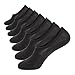 WANDER No Show Socks Mens 7 Pair Cotton Thin Non Slip Low Cut Men Invisible Sock 6-8/9-11/12-14