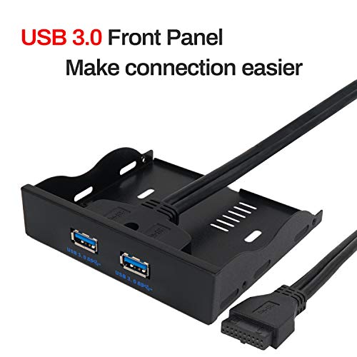 QNINE 5 Ports PCIe USB 3.0 Card 20 pin, 4 x USB A + 1 x USB C, USB 3.0 PCIe Expansion Card Include a USB 3.0 Front Panel Expansion Bay and 2 Power Cables