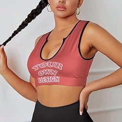 Custom Bras for Women Personalized Crop Tops with